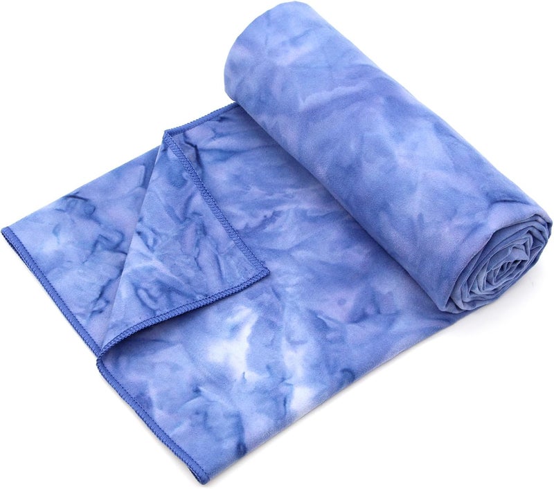 Eunzel Hot Yoga Towel Non-Slip Yoga Mat Towel Ultra-Absorbent Microfiber Towel for Hot Yoga, Pilates，Bikram and Workout 26.5"x 72" - Image 2